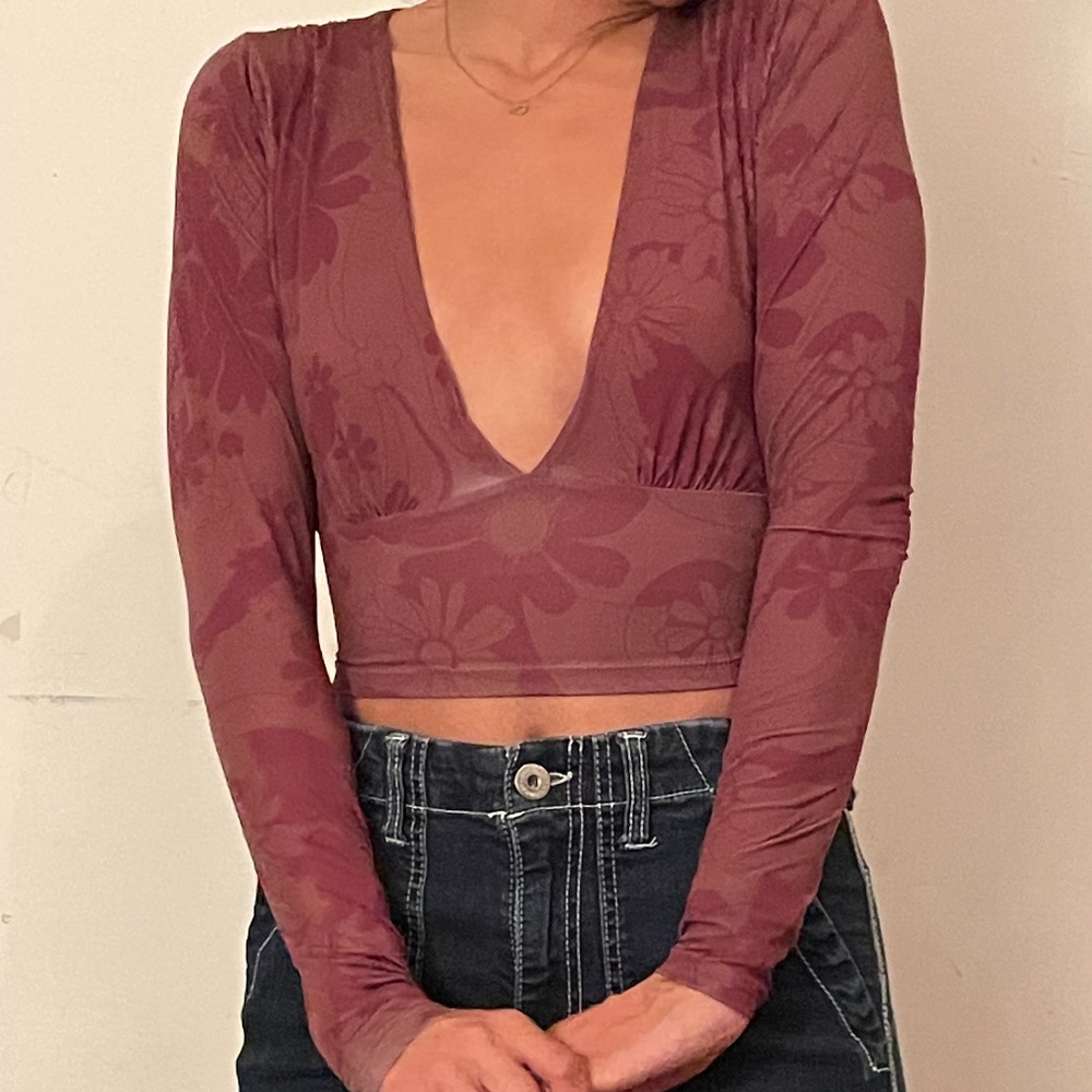 Urban Outfitters - Open back / wrap Crop top